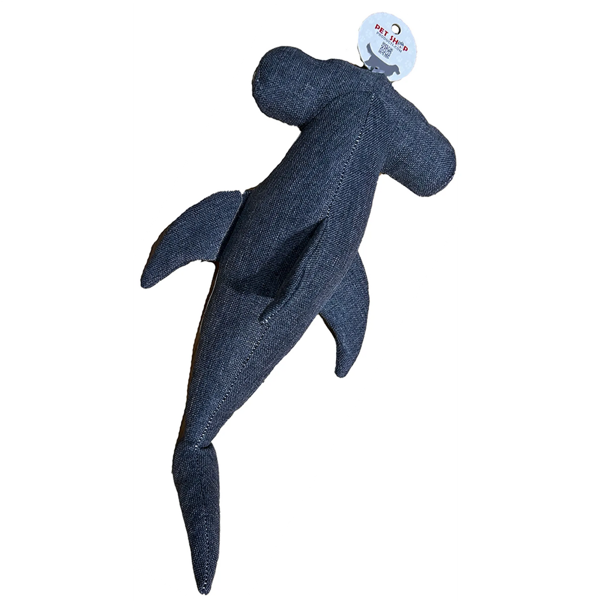 Hammerhead Shark Pet Toy, Dog Toy with Squeaker and Crinkle