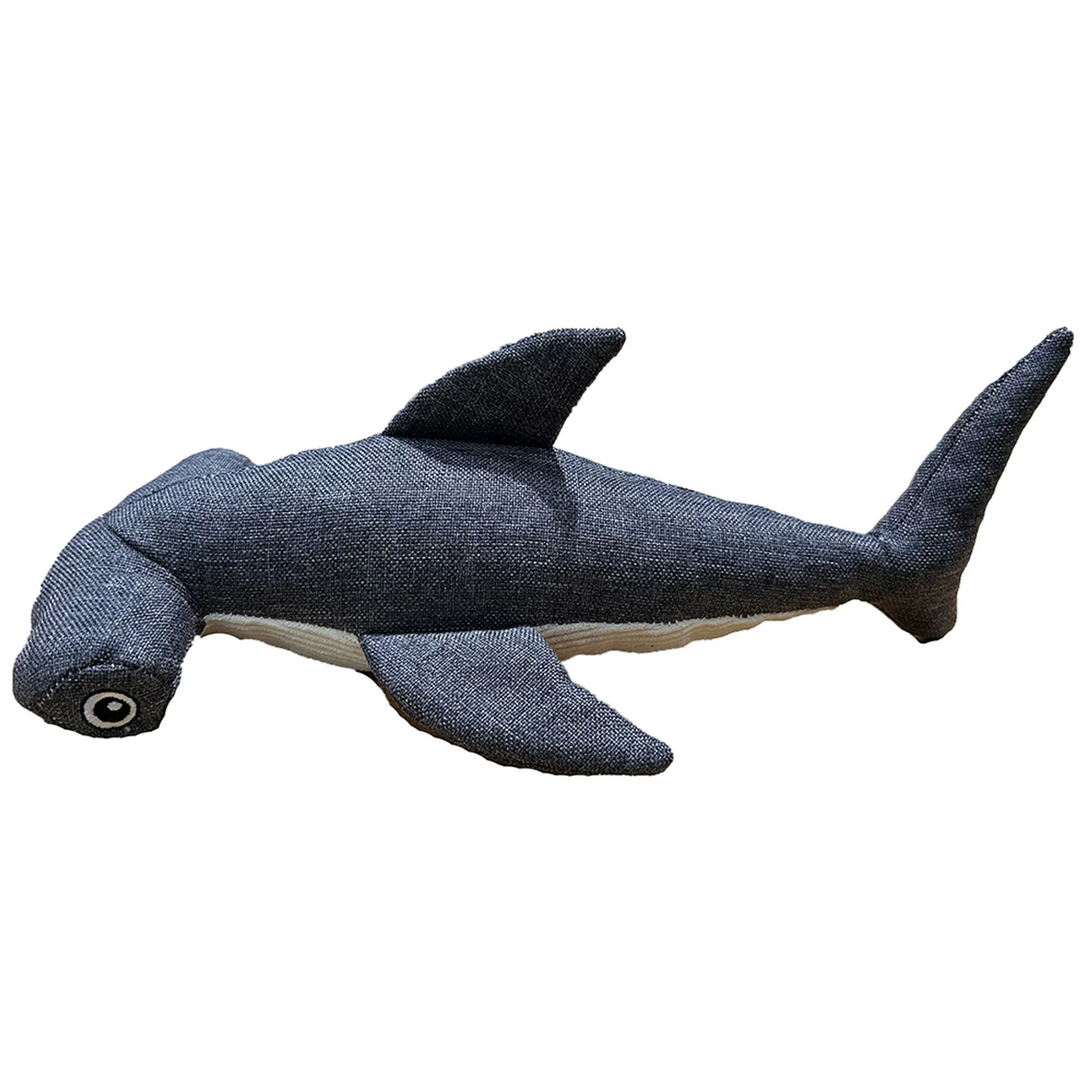 Hammerhead Shark Pet Toy, Dog Toy with Squeaker and Crinkle