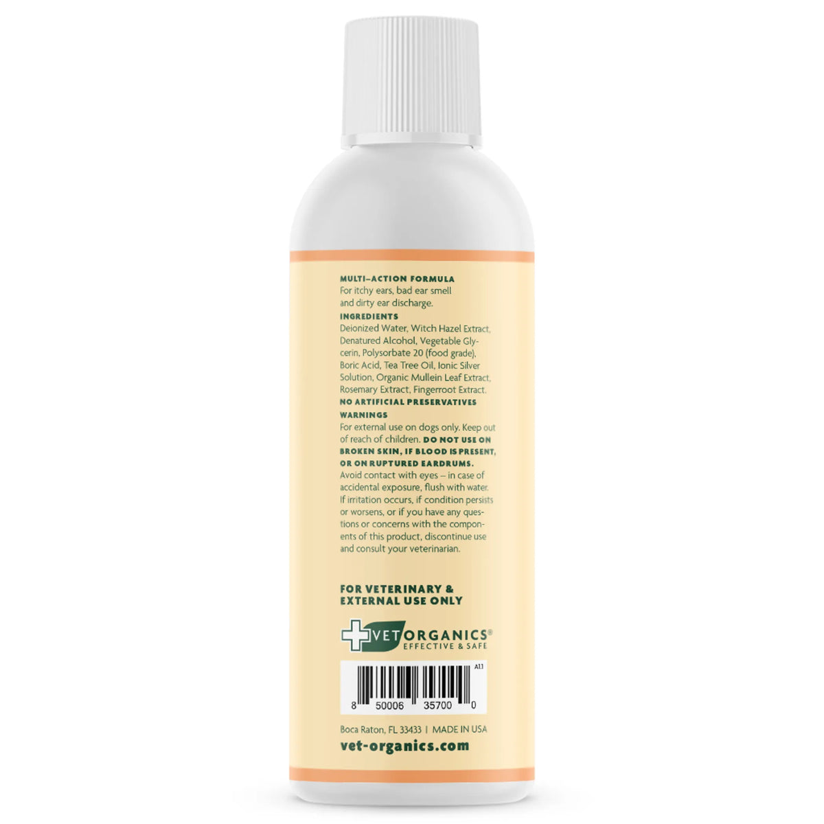 EcoEars Dog Ear Cleaner in use