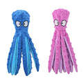 Octopus No-Stuffing Crinkle Squeaky Dog Toy (2-Pack) - view 7