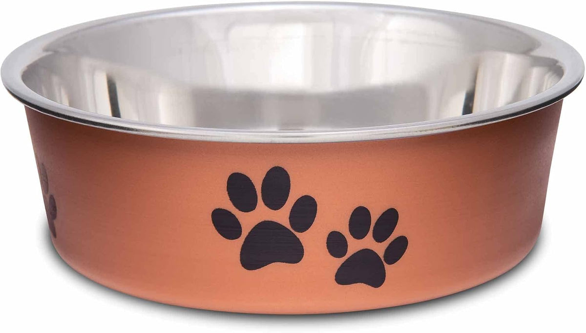 Loving Pets Bella Bowl, Stainless Steel Dog & Cat Bowl