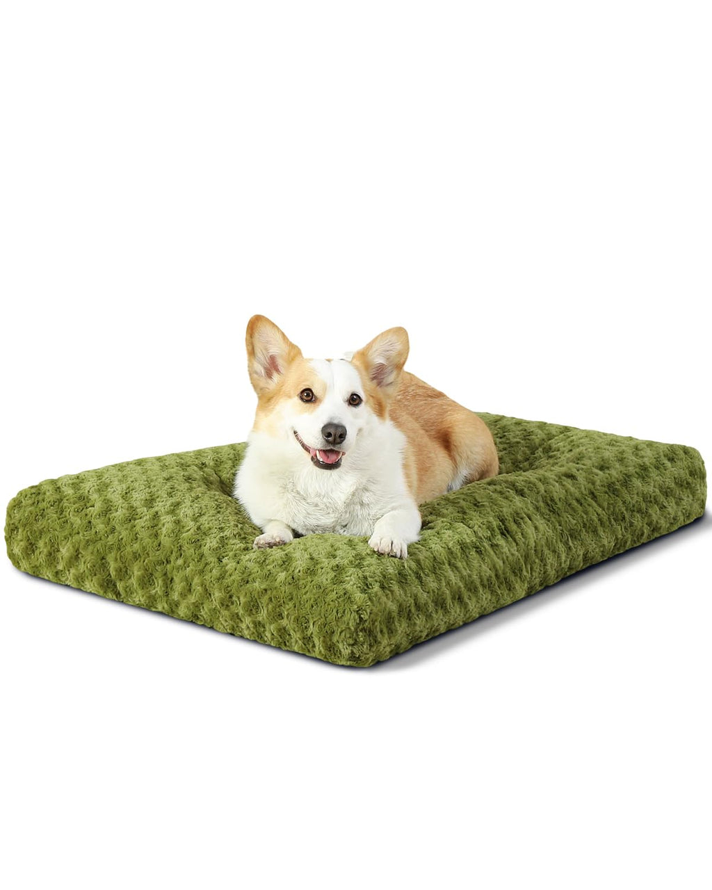 KSIIA Washable Plush Dog Crate Mat