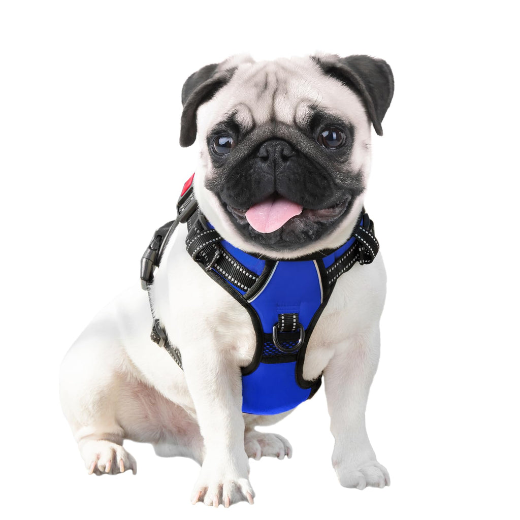 PHOEPET No-Pull Dog Harness – Reflective Front-Clip Vest with Handle
