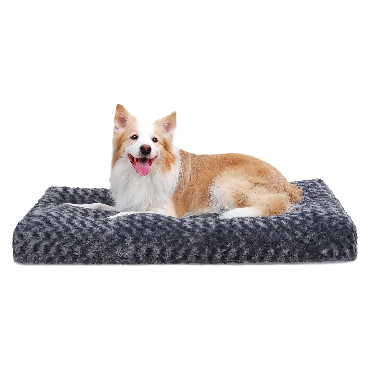KSIIA Washable Plush Dog Crate Mat
