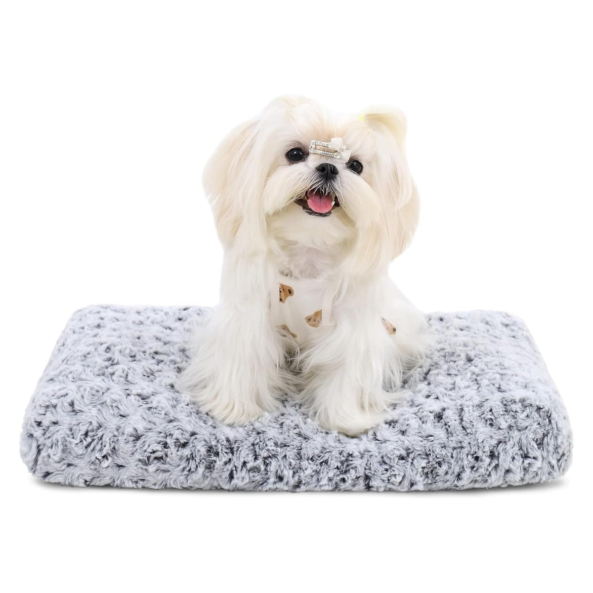 KSIIA Washable Plush Dog Crate Mat