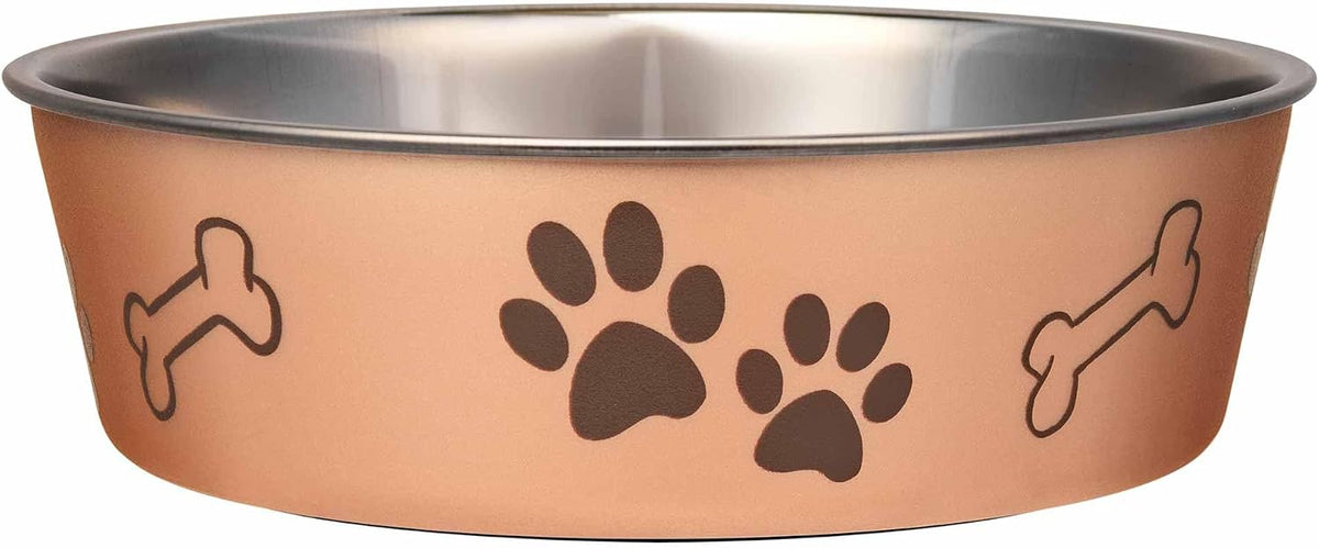 Loving Pets Bella Bowl, Stainless Steel Dog & Cat Bowl