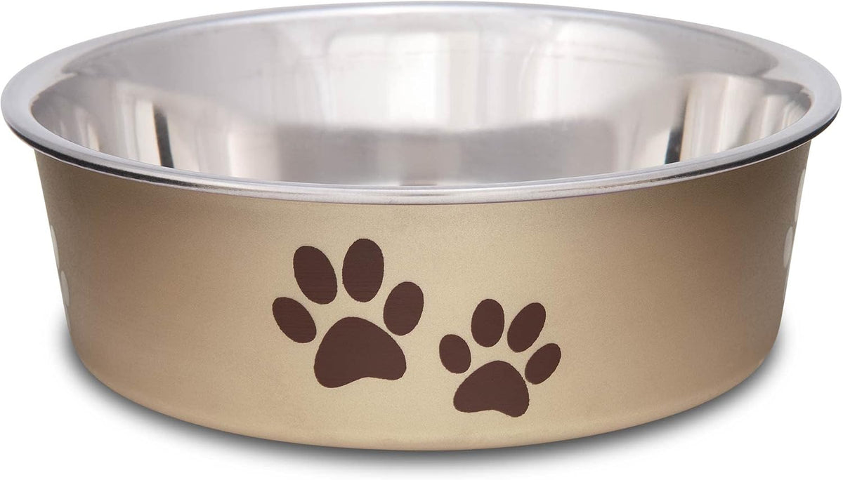 Loving Pets Bella Bowl, Stainless Steel Dog & Cat Bowl