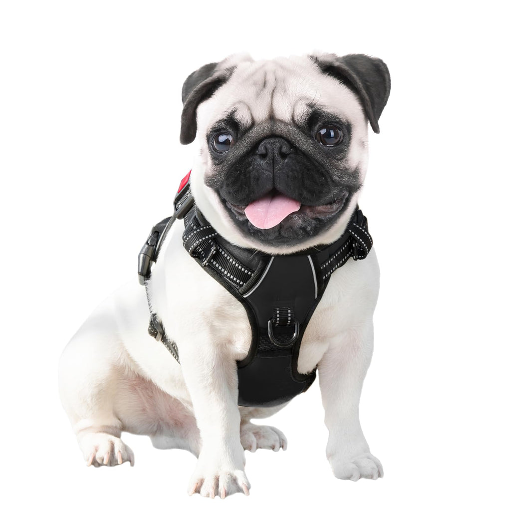PHOEPET No-Pull Dog Harness – Reflective Front-Clip Vest with Handle