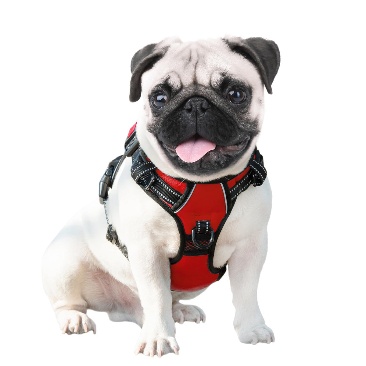 PHOEPET No-Pull Dog Harness – Reflective Front-Clip Vest with Handle