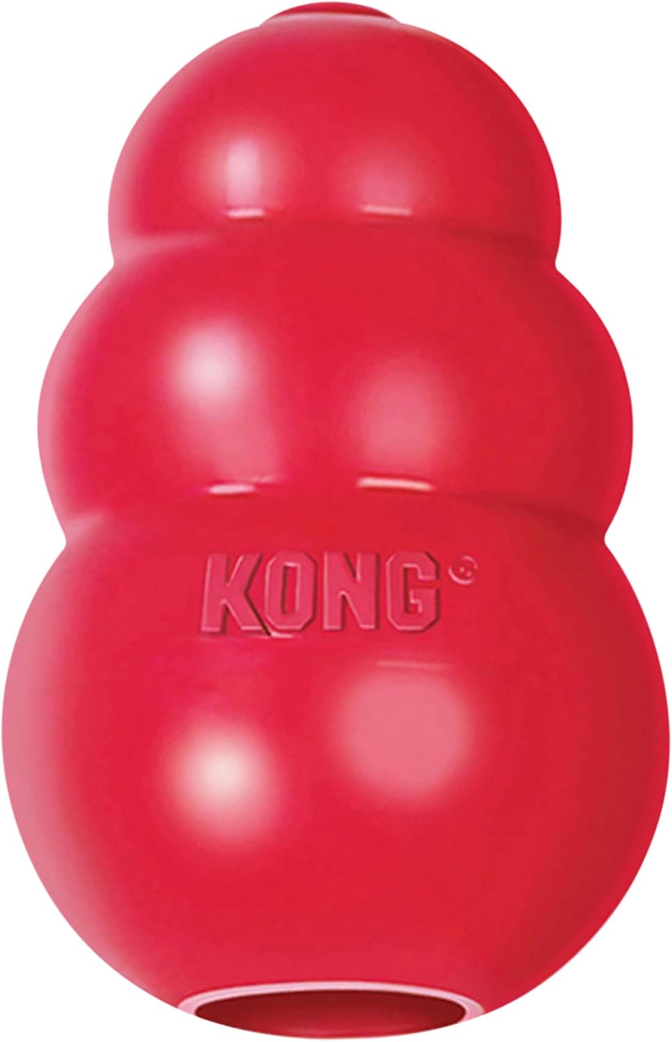KONG Classic Stuffable Dog Toy, Natural Rubber