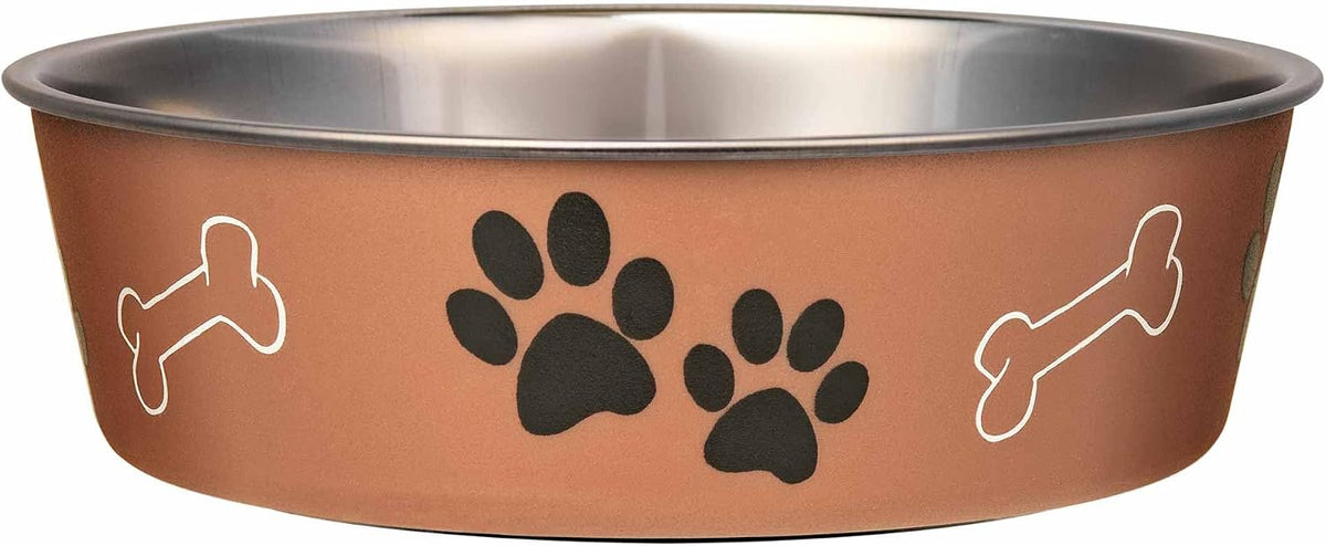 Loving Pets Bella Bowl, Stainless Steel Dog & Cat Bowl