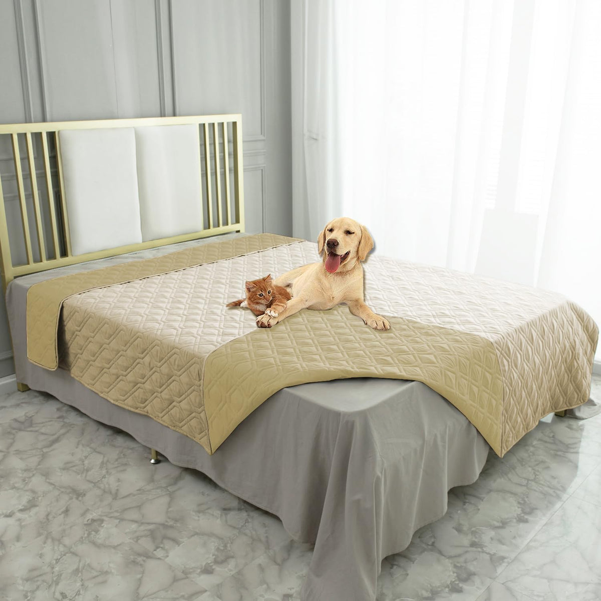 Ameritex Waterproof Reversible Furniture Protector for Pets