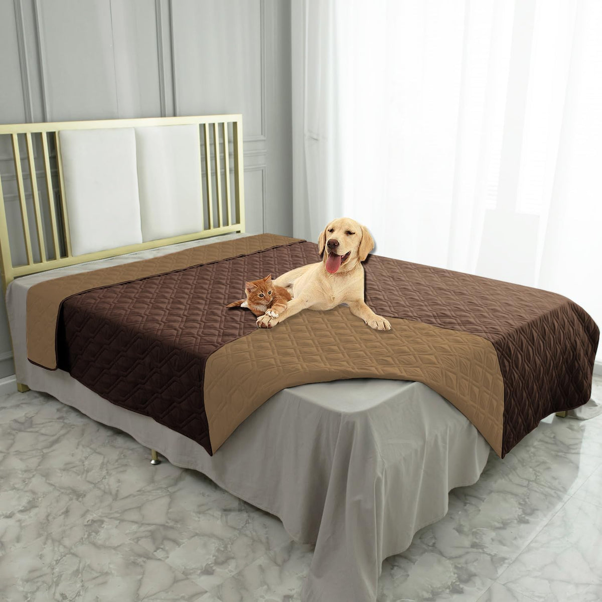 Ameritex Waterproof Reversible Furniture Protector for Pets