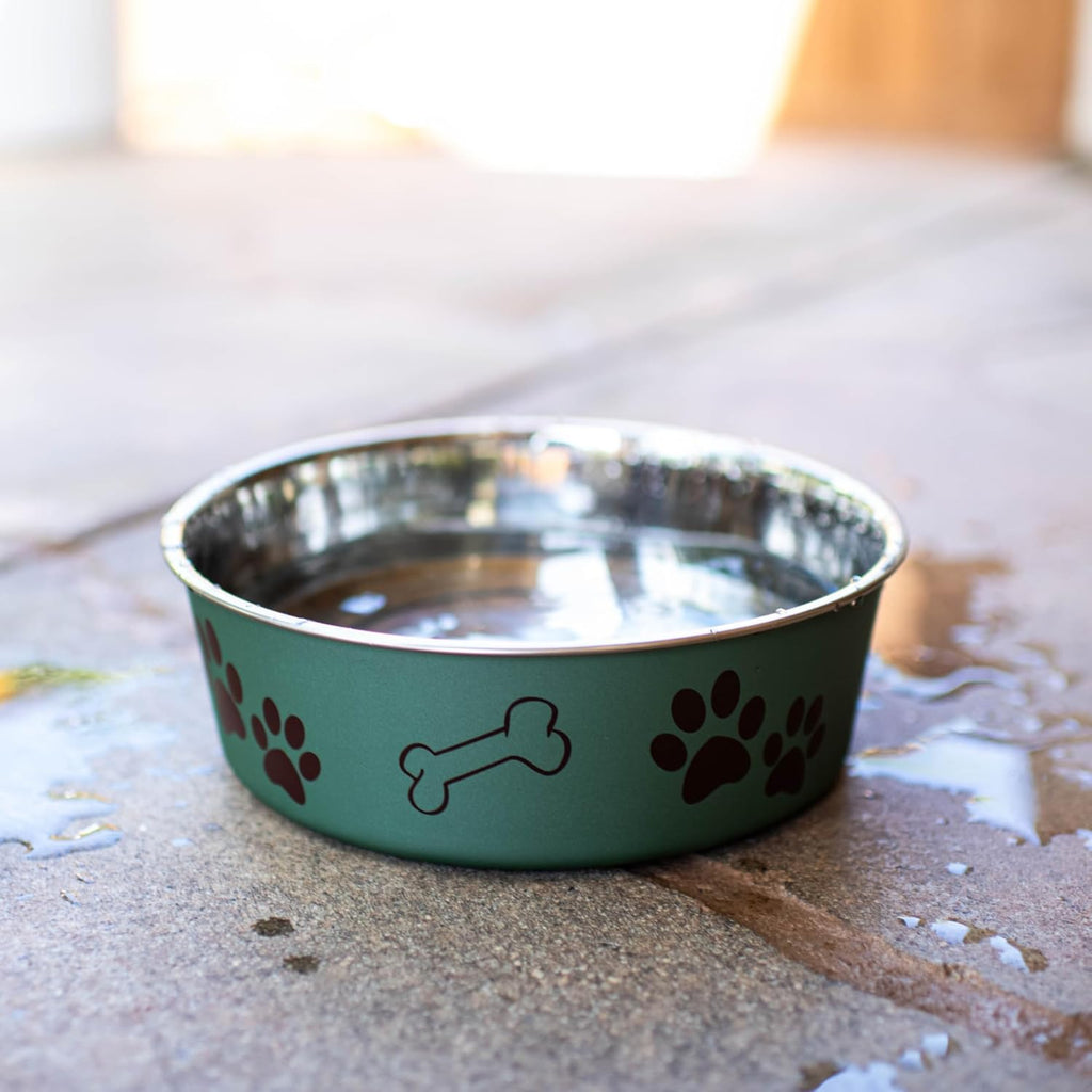 Loving Pets Bella Bowl, Stainless Steel Dog & Cat Bowl