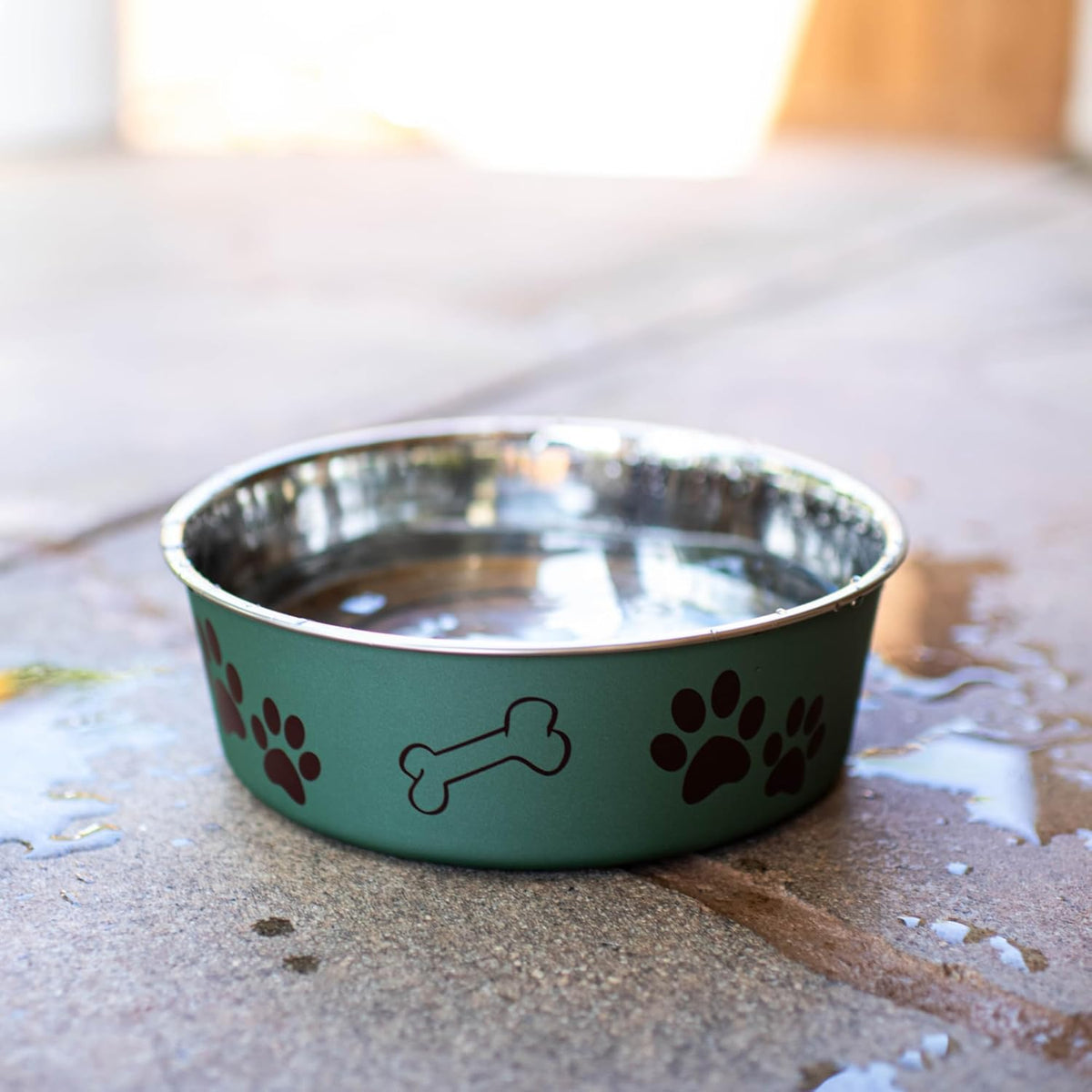 Loving Pets Bella Bowl, Stainless Steel Dog & Cat Bowl