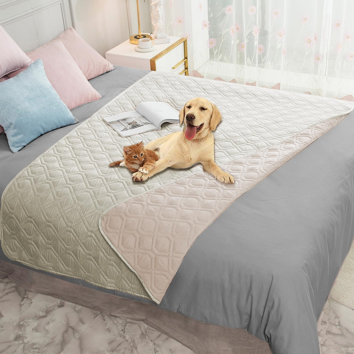 Ameritex Waterproof Reversible Furniture Protector for Pets