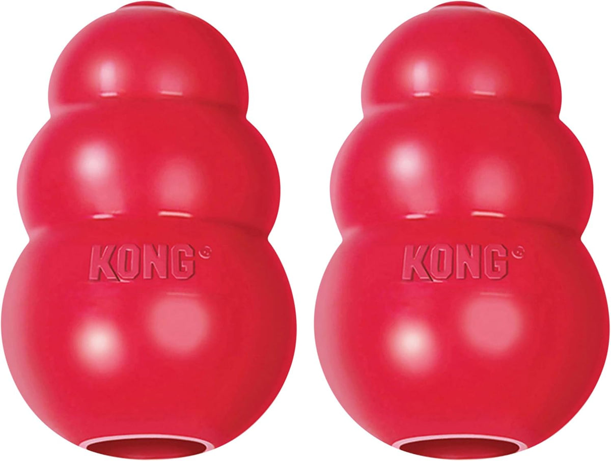 KONG Classic Stuffable Dog Toy, Natural Rubber