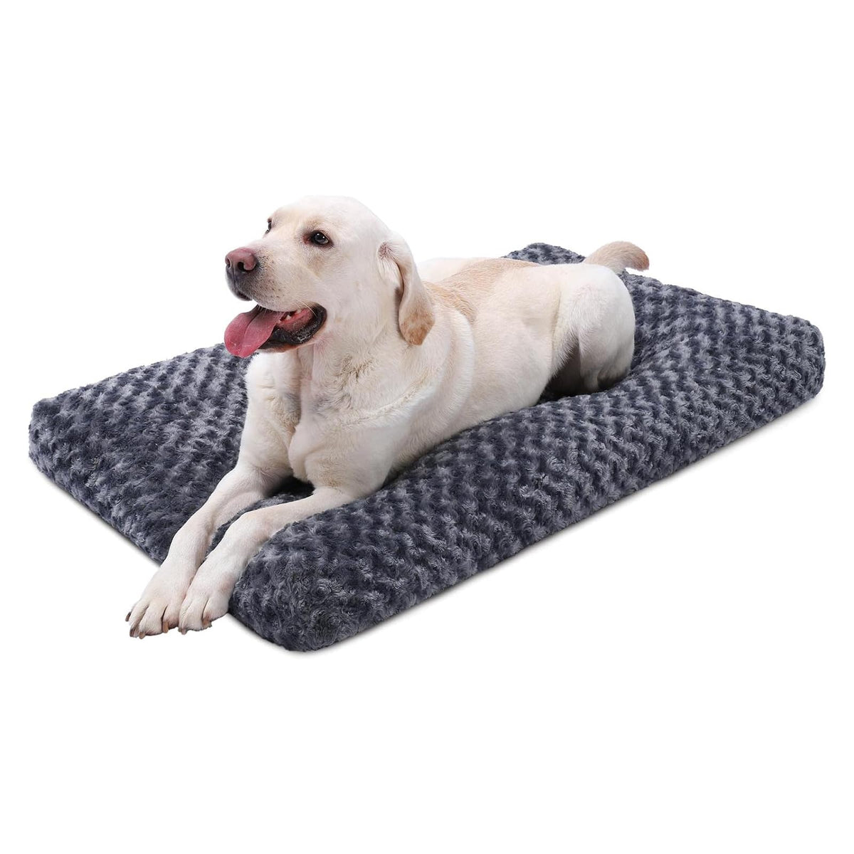 KSIIA Washable Plush Dog Crate Mat