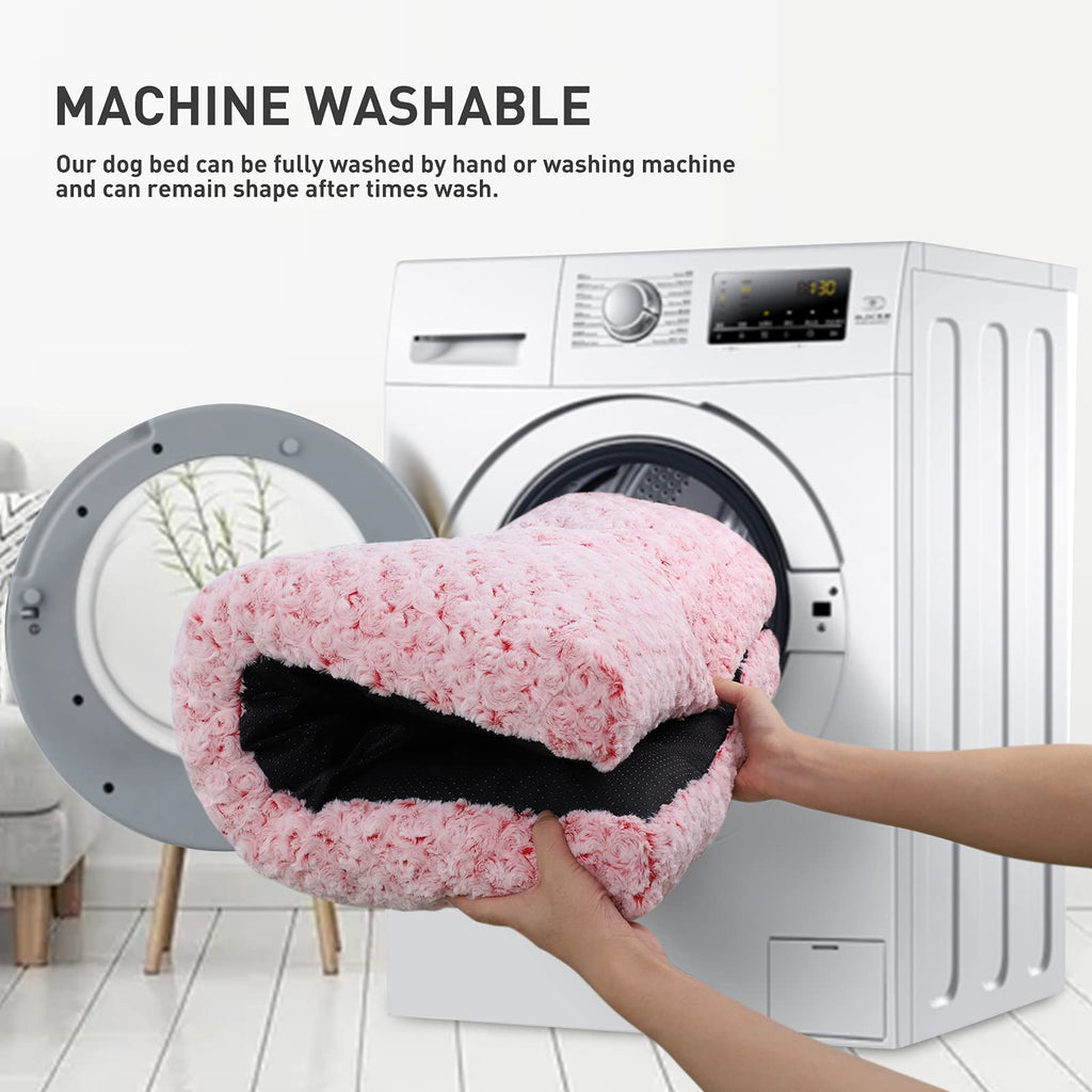 KSIIA Washable Plush Dog Crate Mat