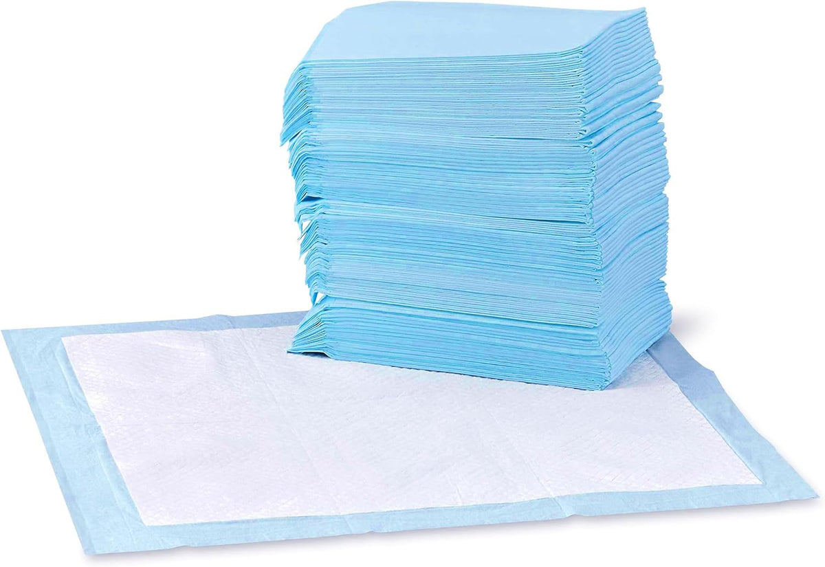 Amazon Basics Leak-Proof Puppy Training Pee Pads, 5-Layer Quick-Dry
