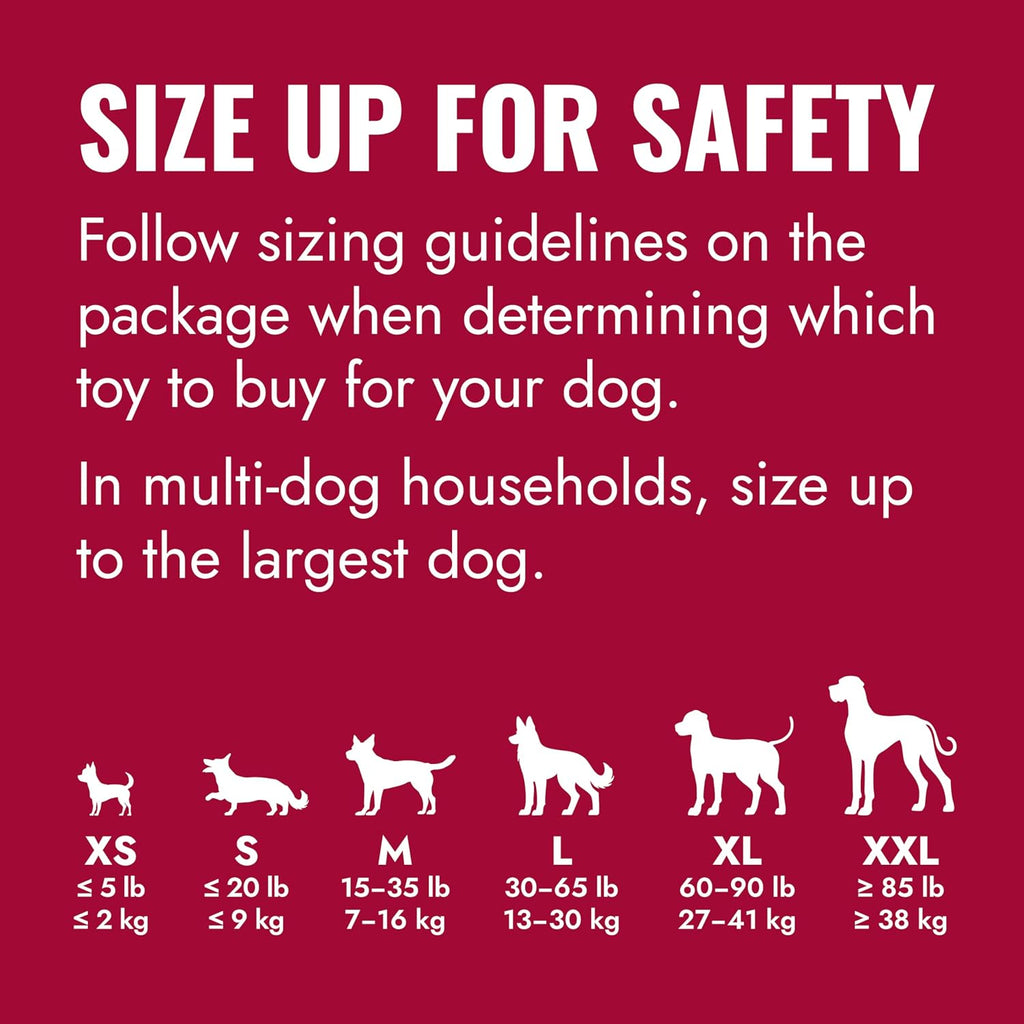 KONG Classic Stuffable Dog Toy, Natural Rubber