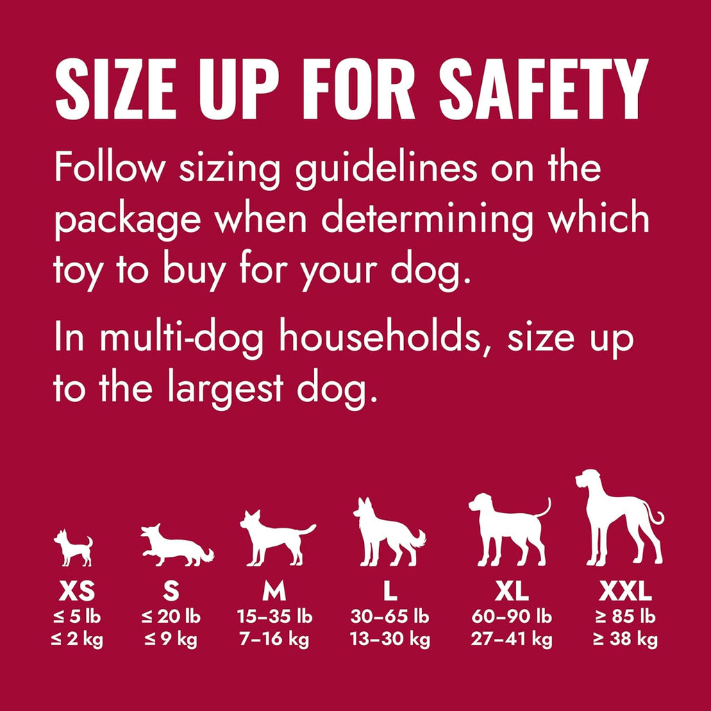 KONG Classic Stuffable Dog Toy, Natural Rubber
