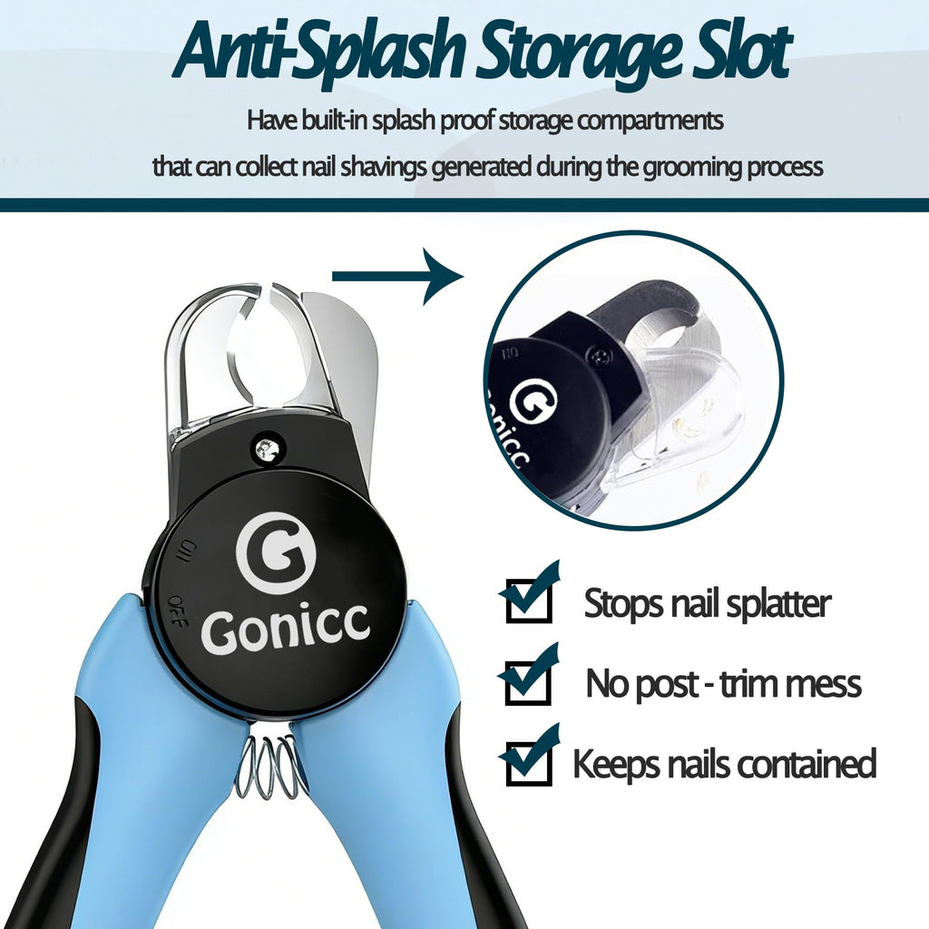 gonicc Professional Nail Clippers for Dogs & Cats