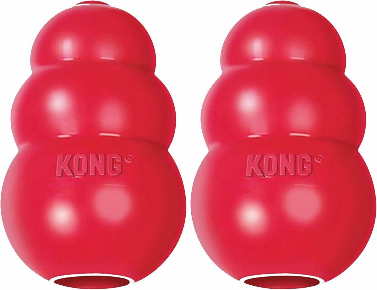 KONG Classic Stuffable Dog Toy, Natural Rubber