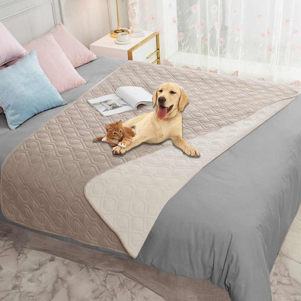 Ameritex Waterproof Reversible Furniture Protector for Pets