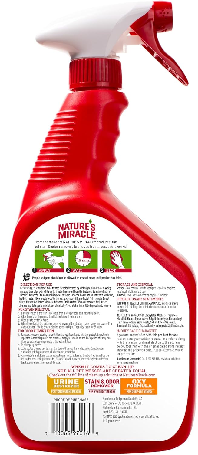 Nature's Miracle Advanced Dog Stain & Odor Eliminator