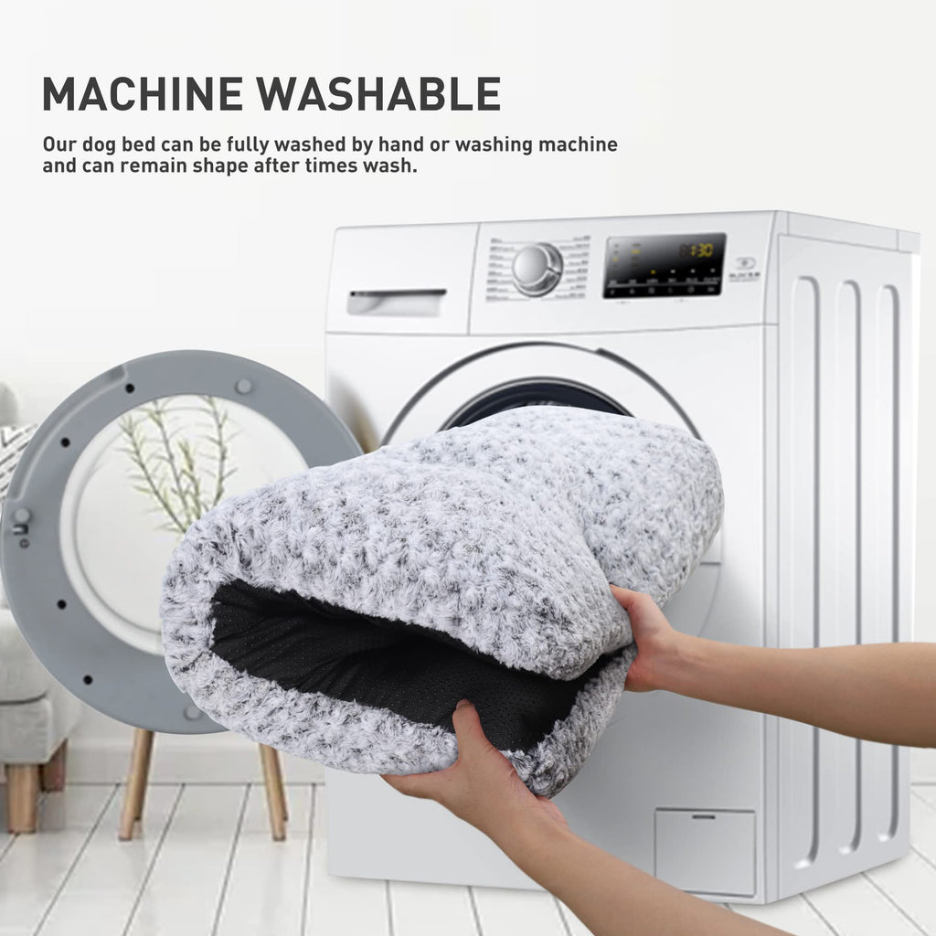 KSIIA Washable Plush Dog Crate Mat