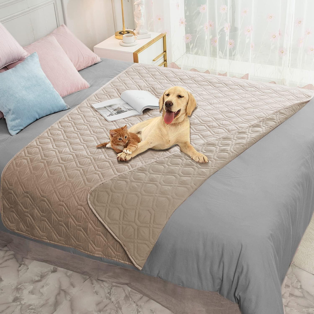 Ameritex Waterproof Reversible Furniture Protector for Pets