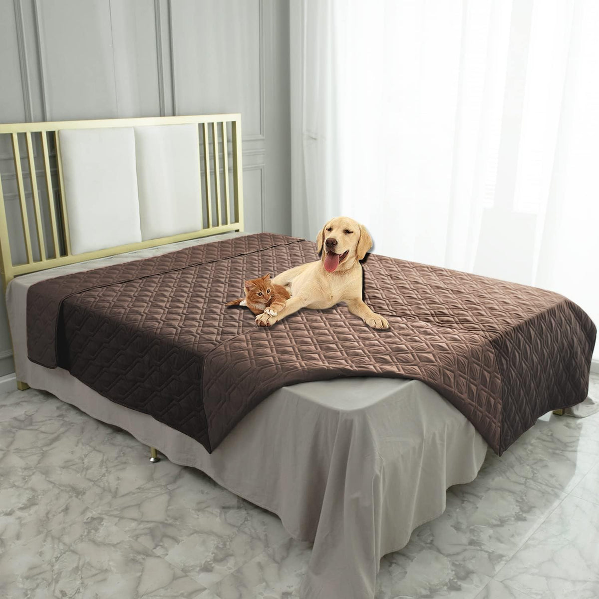 Ameritex Waterproof Reversible Furniture Protector for Pets