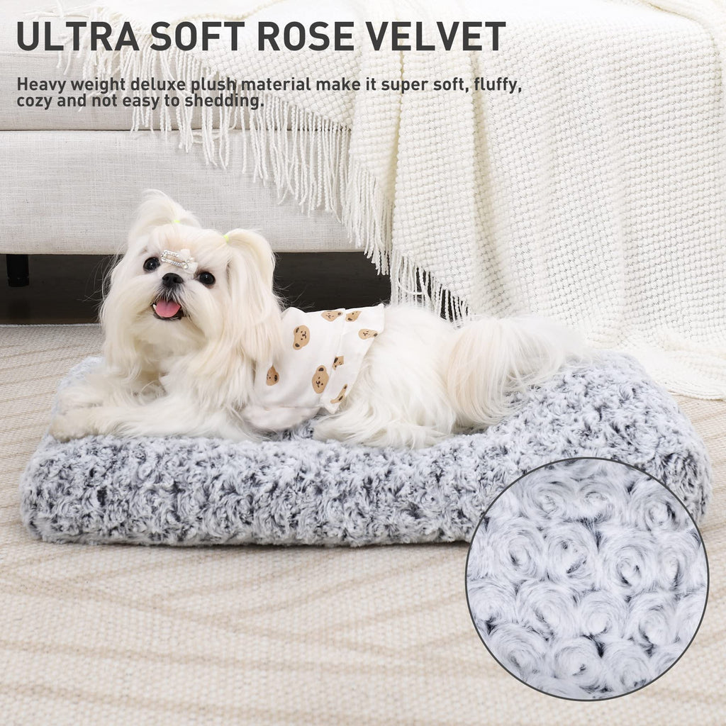KSIIA Washable Plush Dog Crate Mat