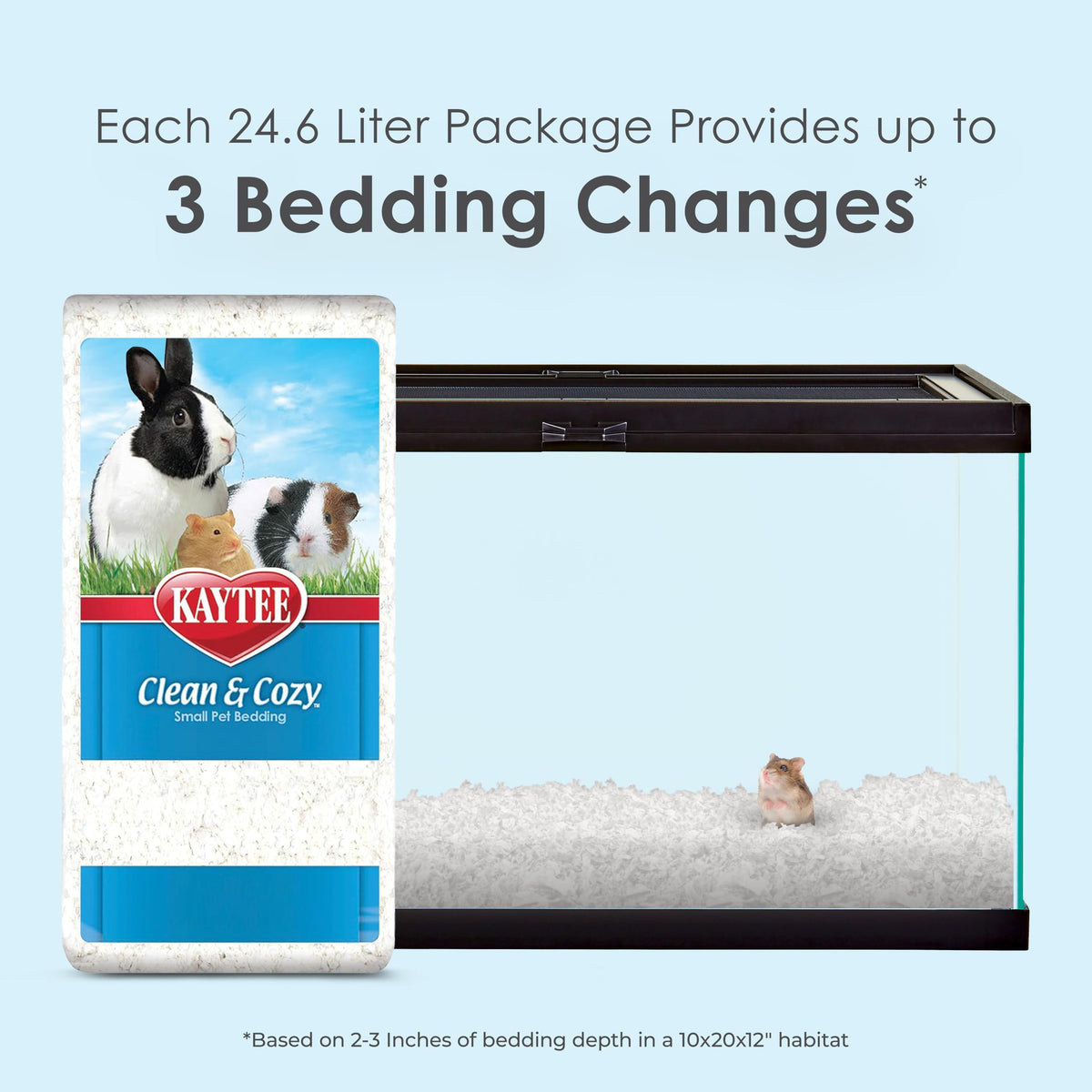 Kaytee Clean & Cozy Paper Bedding for Small Animals