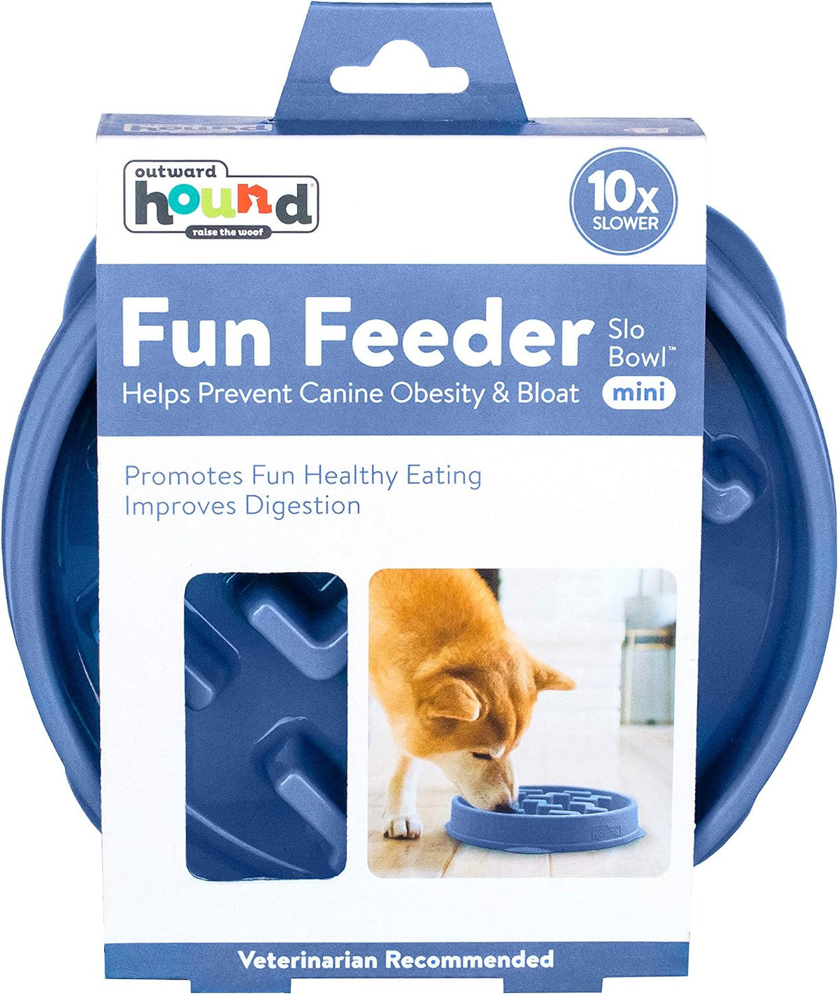 Outward Hound Fun Feeder Slow Feed Dog Bowl