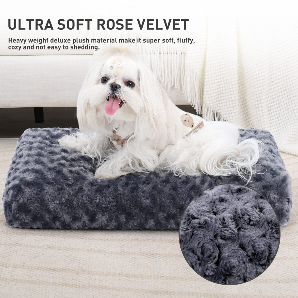 KSIIA Washable Plush Dog Crate Mat
