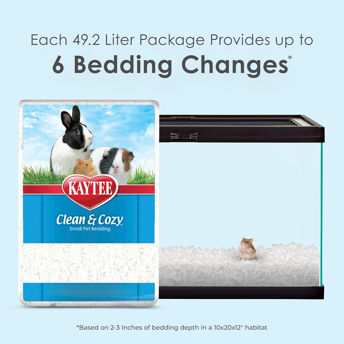 Kaytee Clean & Cozy Paper Bedding for Small Animals