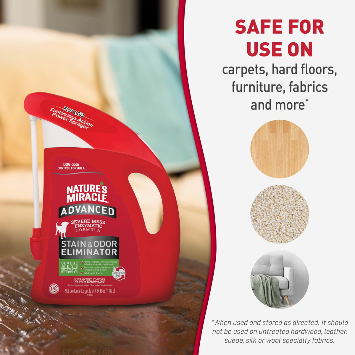 Nature's Miracle Advanced Dog Stain & Odor Eliminator