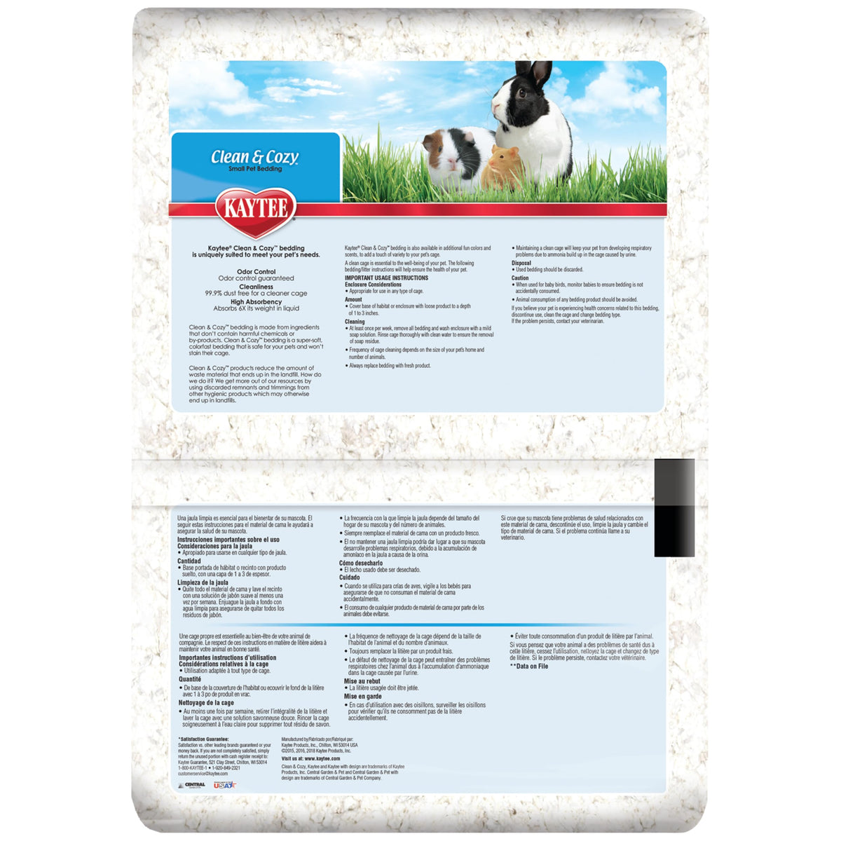 Kaytee Clean & Cozy Paper Bedding for Small Animals