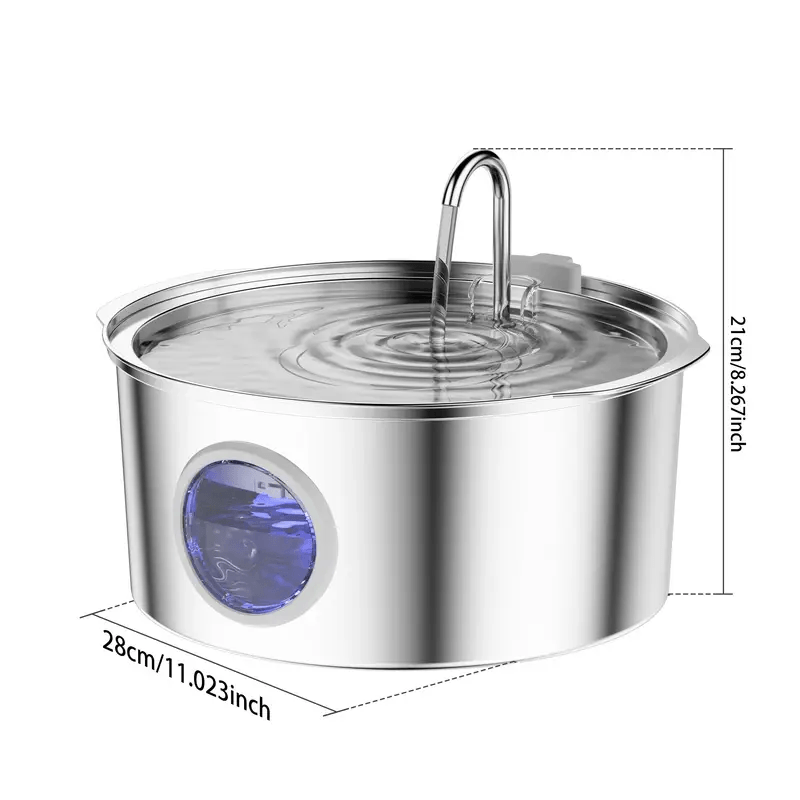 Pet Feeder Dog Water Fountain Stainless Steel | The Zoomie Zone – The ...