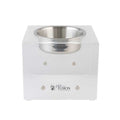 PetFusion Elevated Dog and Cat Bowl, anodized aluminum raised feeder